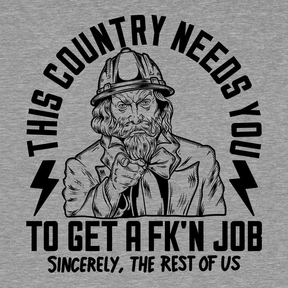 Your Country Needs You - Long Sleeve Safety Yellow Hi-Vis