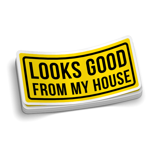 Looks Good Hard Hat Decal - Armed American Supply