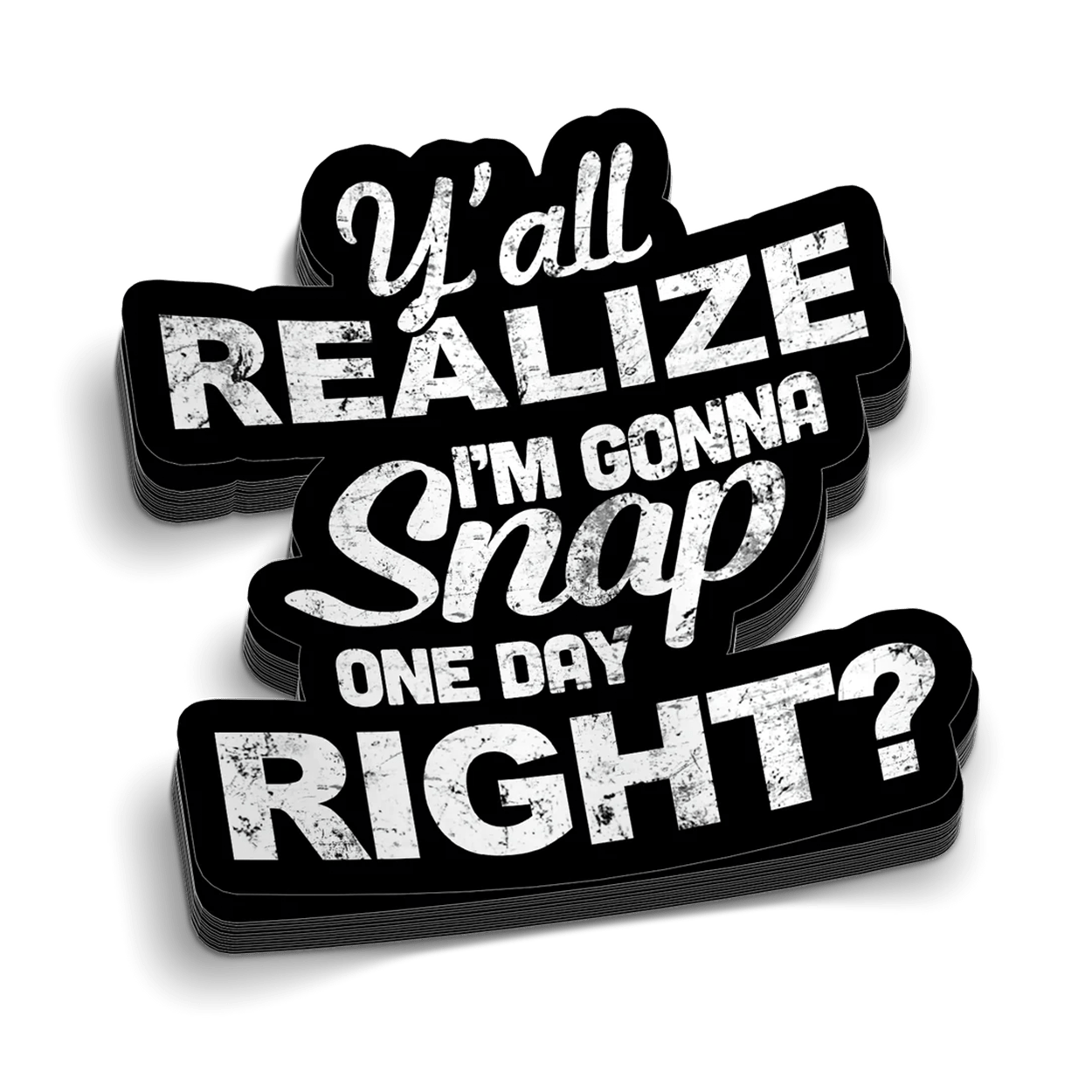 Snap Someday Hard Hat Decal - Armed American Supply