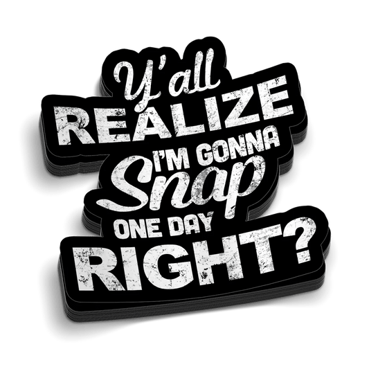 Snap Someday Hard Hat Decal - Armed American Supply