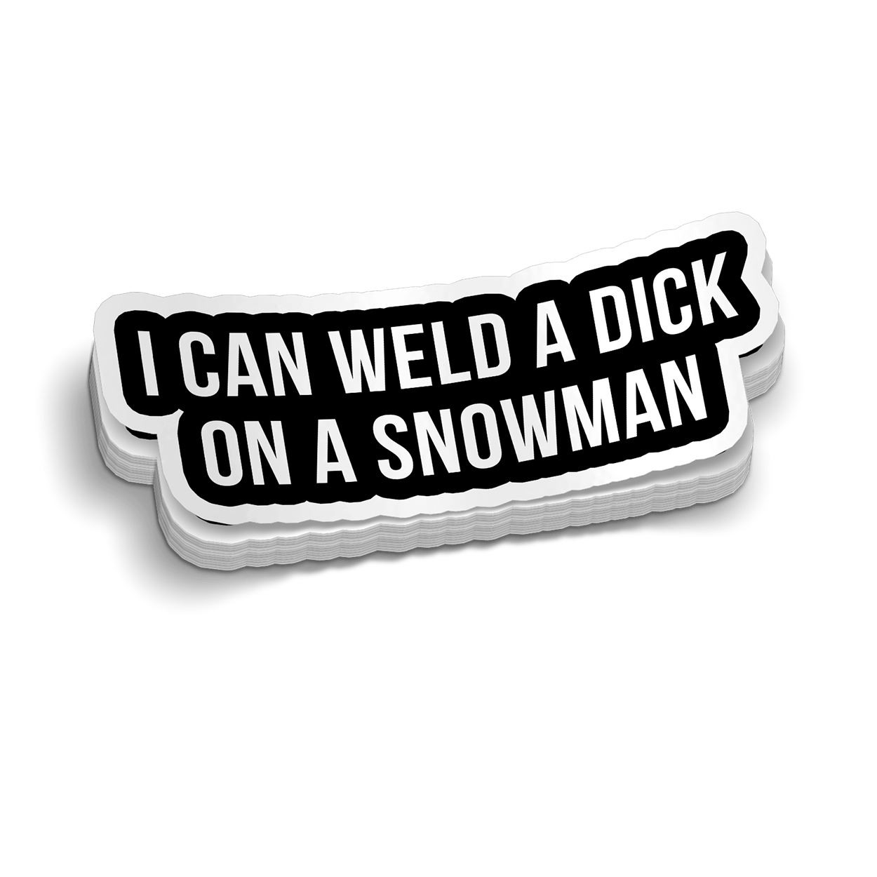 Weld A Snowman Hard Hat Decal - Armed American Supply