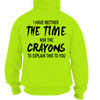 Crayons - hi-vis hoodie