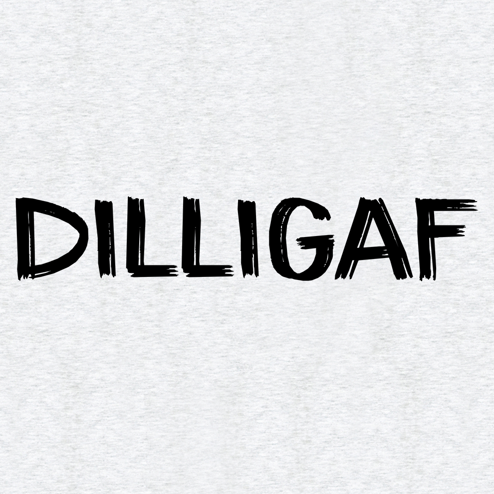 DILLIGAF - Safety Yellow T-Shirt