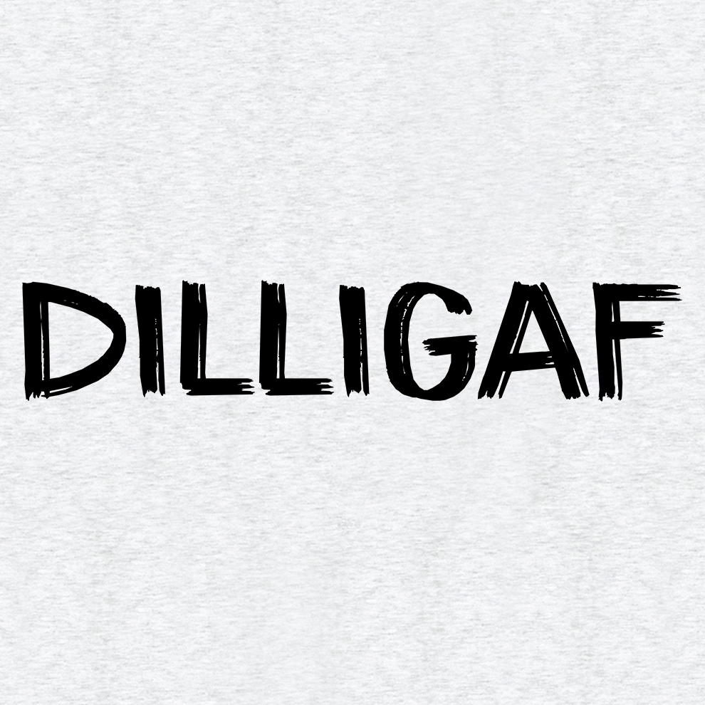 DILLIGAF - Safety Yellow T-Shirt - Armed American Supply