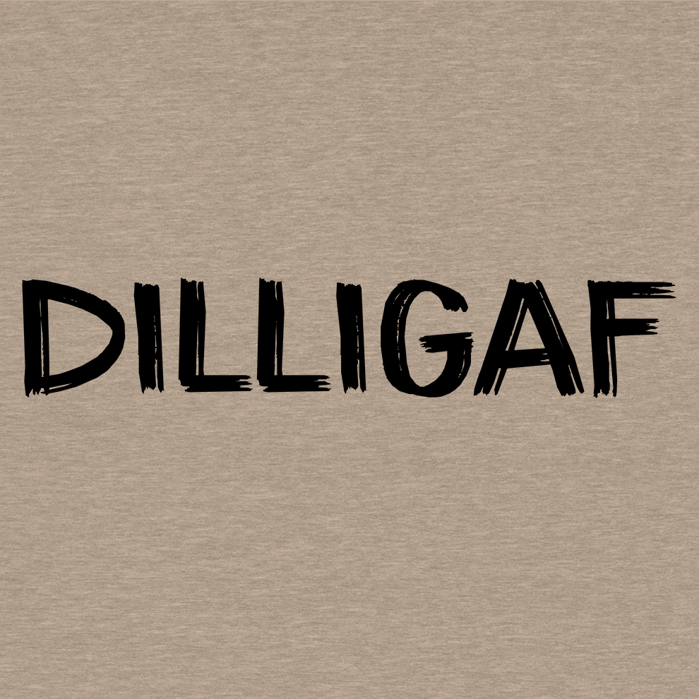 DILLIGAF - Safety Yellow T-Shirt - Armed American Supply