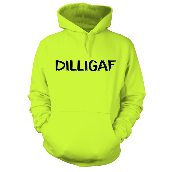 DILLIGAF - Heather Gray Hoodie