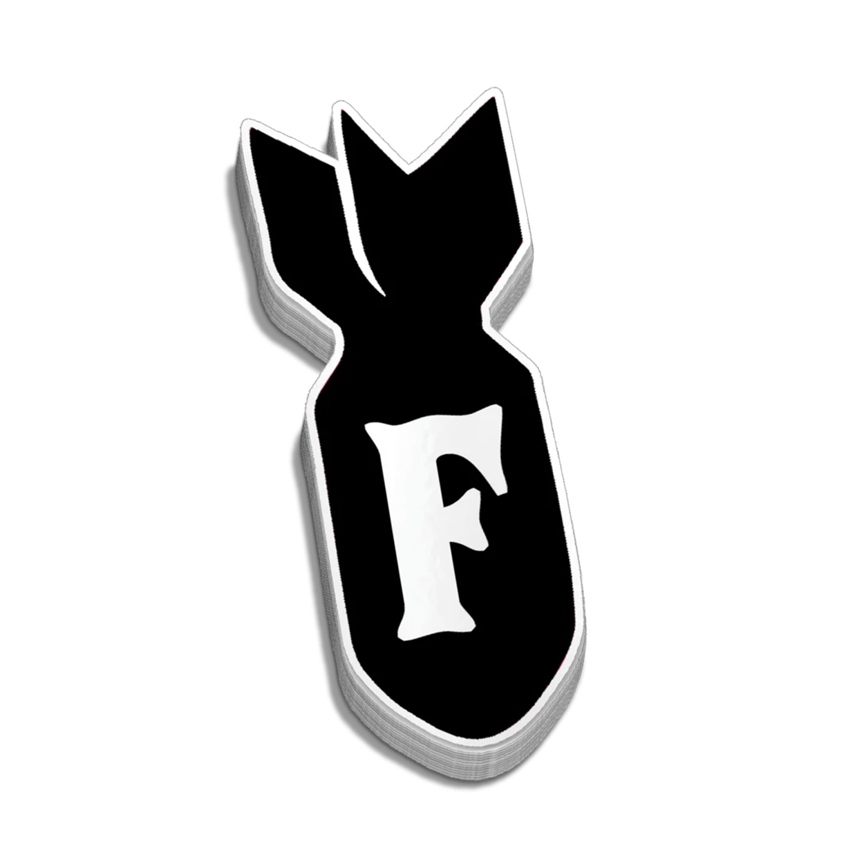 F - Bomb Hard Hat Decal - Armed American Supply