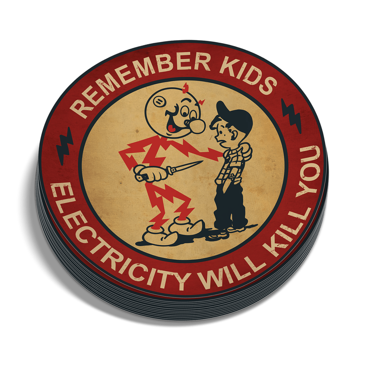 Remember Kids Hard Hat Decal - Armed American Supply