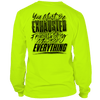 Exhausted - long sleeve hi-vis t-shirt
