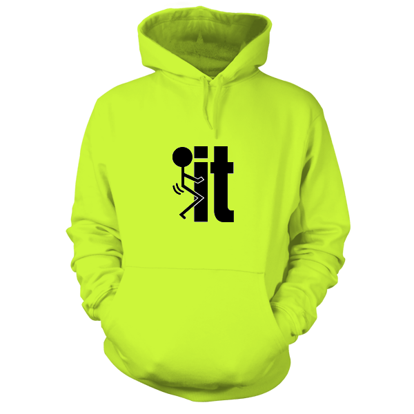 F It - Safety Yellow Hi Vis Hoodie - Armed American Supply