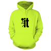 F it - safety yellow hi vis hoodie