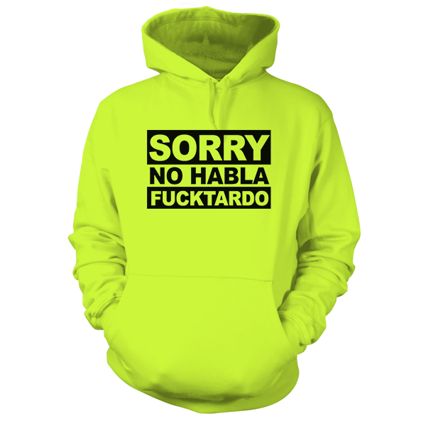 F*cktardo - Safety Yellow - Hi Vis Hoodie