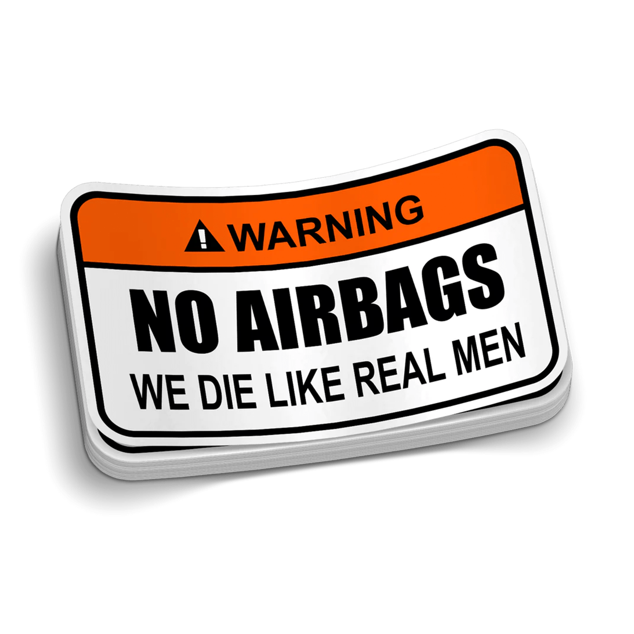 No Airbags Decal - Armed American Supply