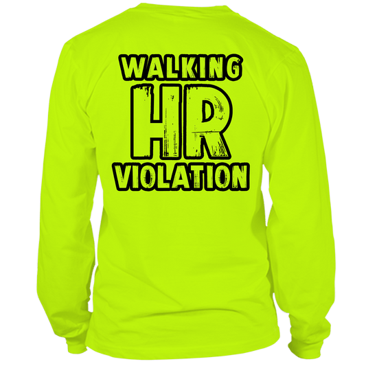 HR Violation - Long Sleeve Hi - Vis T-Shirt - Armed American Supply