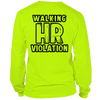 Hr violation - long sleeve hi-vis t-shirt