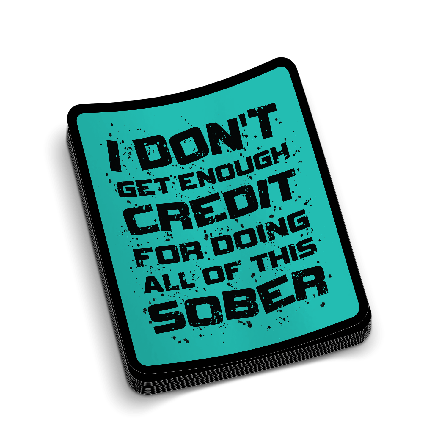 Sober Hard Hat Decal - Armed American Supply