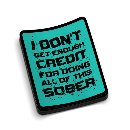 Sober Hard Hat Decal - Armed American Supply