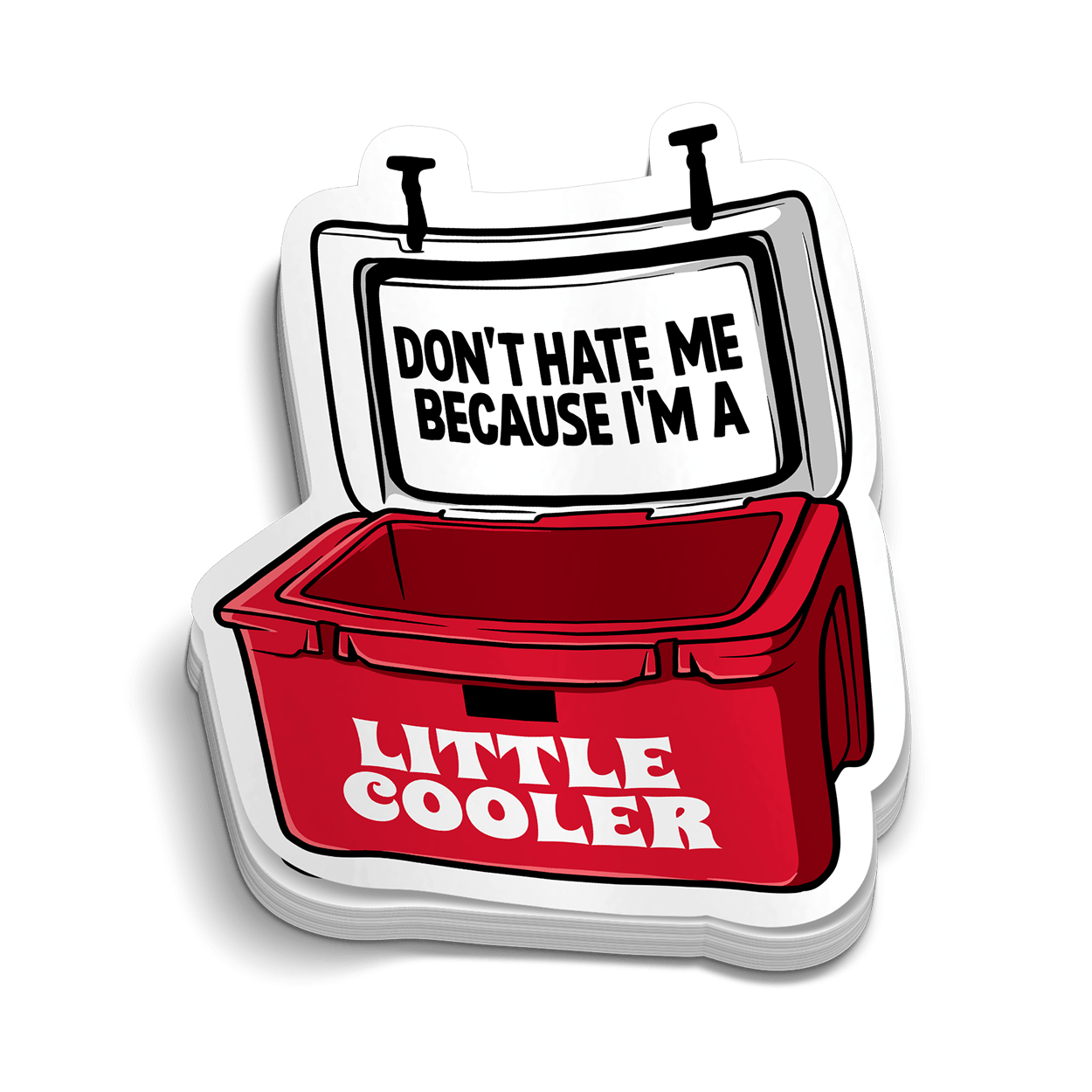 Little Cooler Hard Hat Decal - Armed American Supply