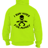 I run hoes - safety hi vis hoodie