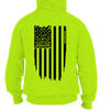 Molon labe ghost flag - hi-vis hoodie
