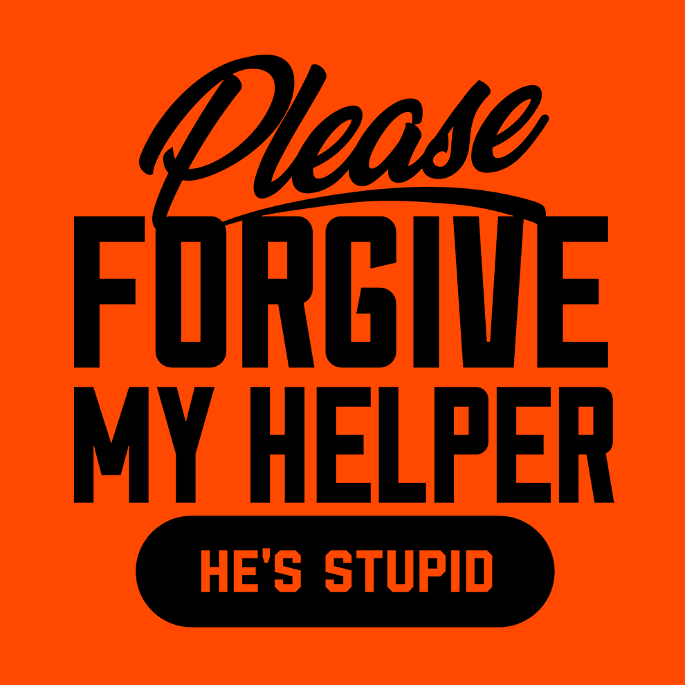 My Helper - Safety Yellow Pocket T-Shirt - Armed American Supply