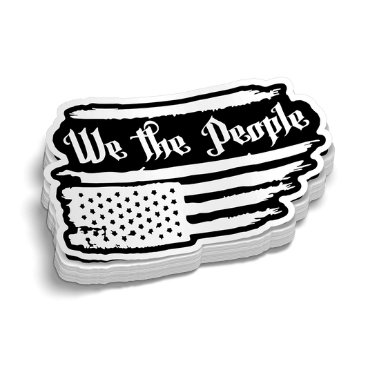 We The People Hard Hat Decal - Armed American Supply