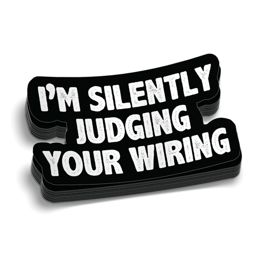 Wiring Hard Hat Decal - Armed American Supply