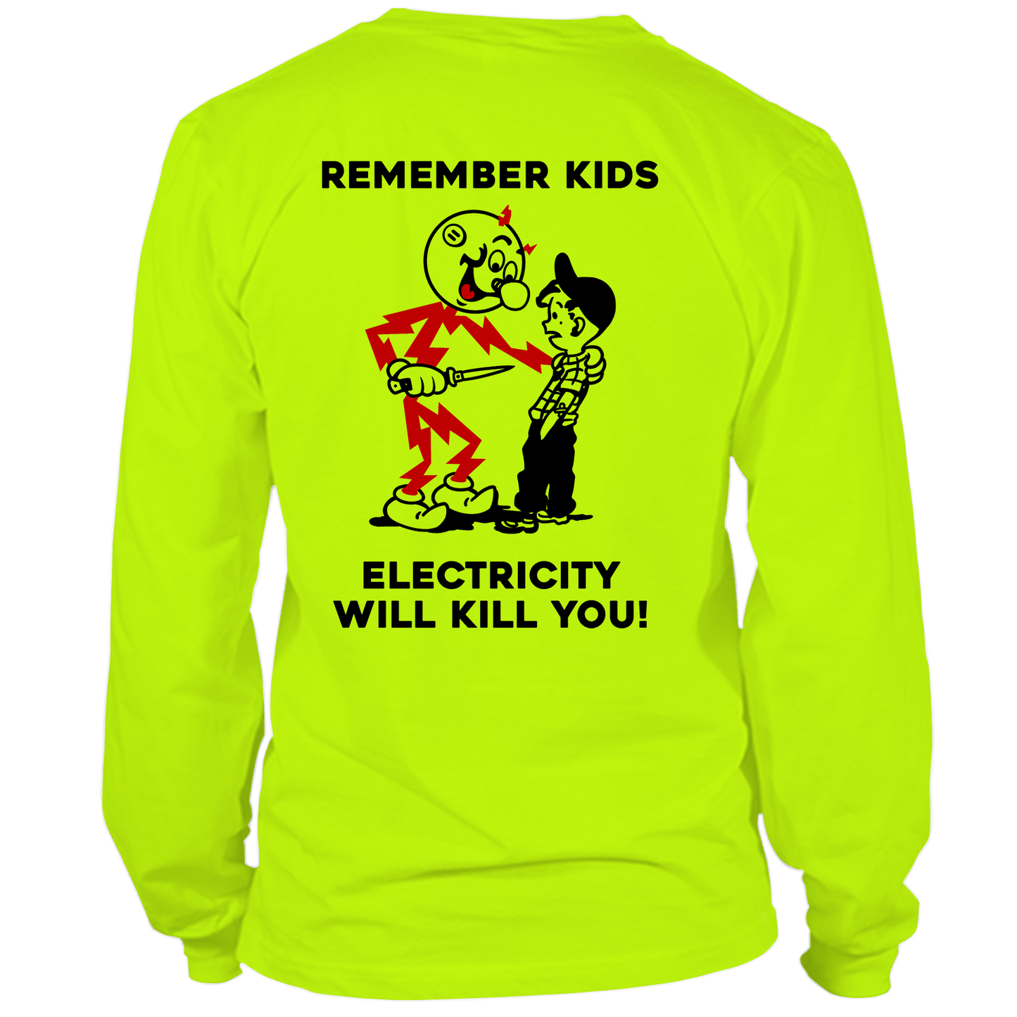 Remember Kids - Long Sleeve Hi - Vis T-Shirt - Armed American Supply