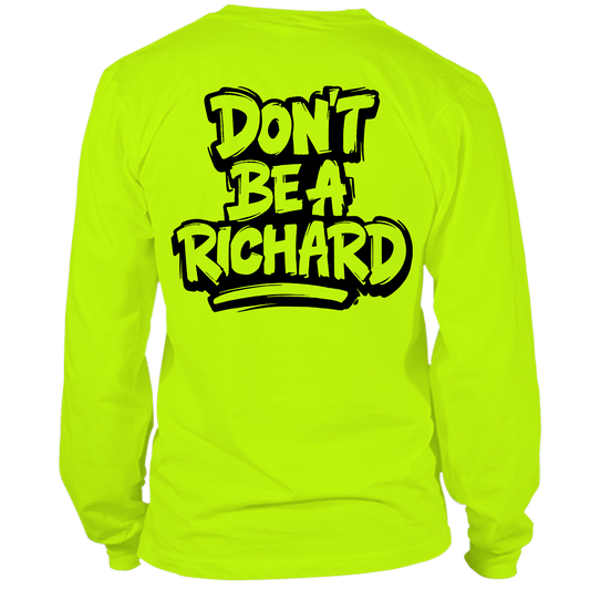 Richard - Long Sleeve Safety Yellow Hi - Vis T-Shirt - Armed American Supply