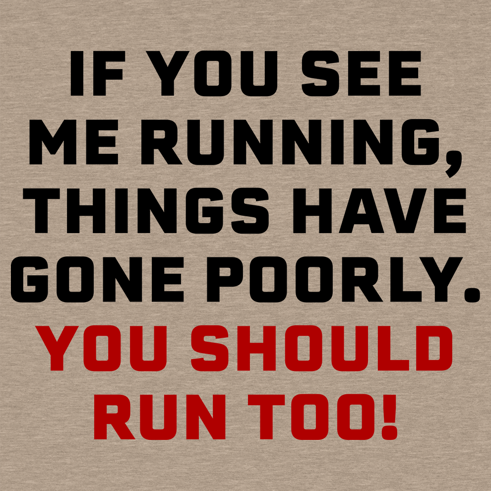 Run - Safety Yellow T-Shirt