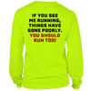 Run - long sleeve hi-vis t-shirt