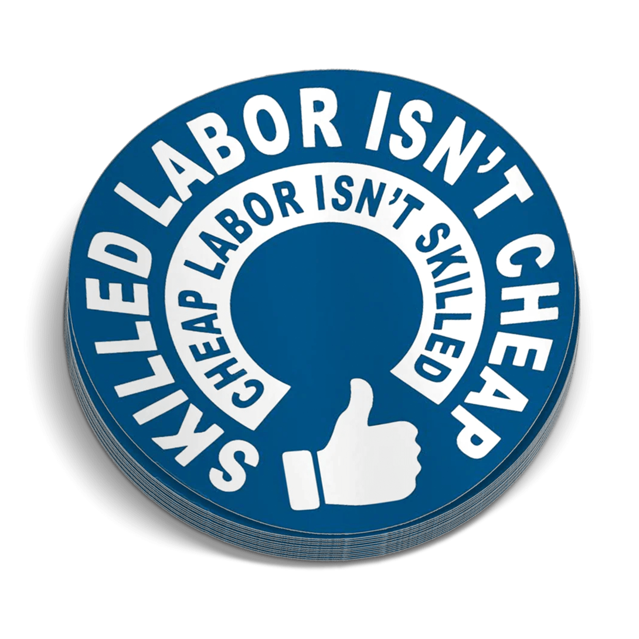Skilled Labor Hard Hat Decal - Armed American Supply