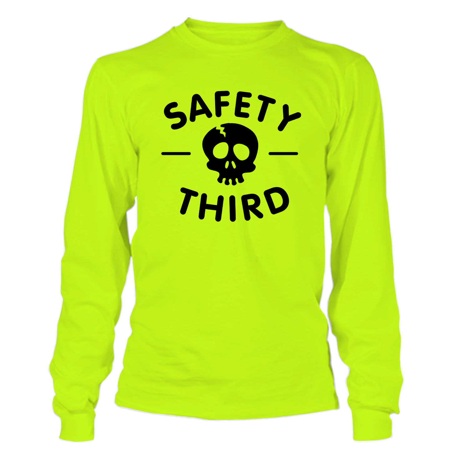 Safety Third - Long Sleeve Hi-Vis T-Shirt