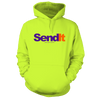 Send it - safety yellow hi-vis hoodie