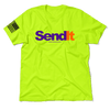 Send it - safety yellow t-shirt