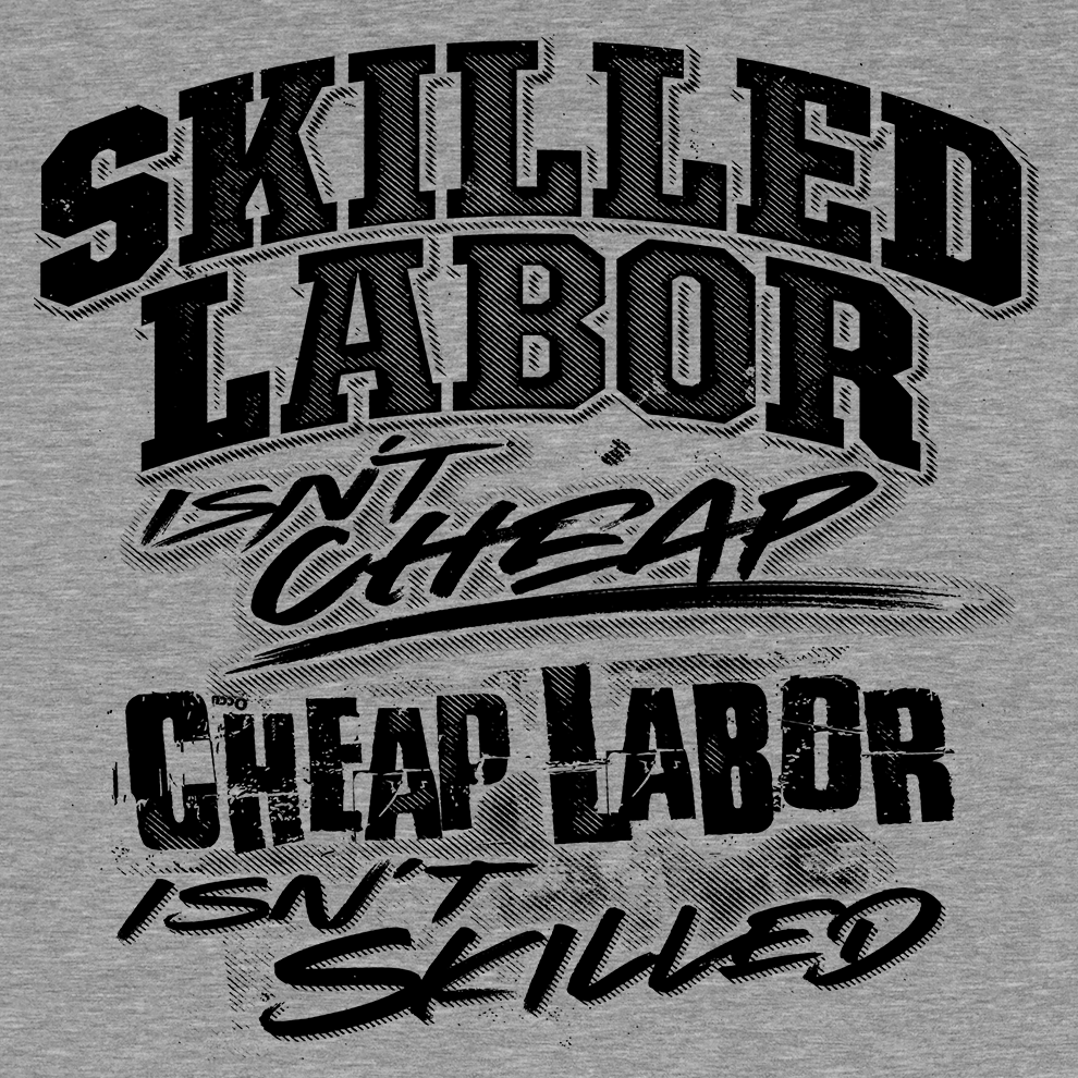 Skilled Labor - Long Sleeve Hi - Vis T-Shirt - Armed American Supply