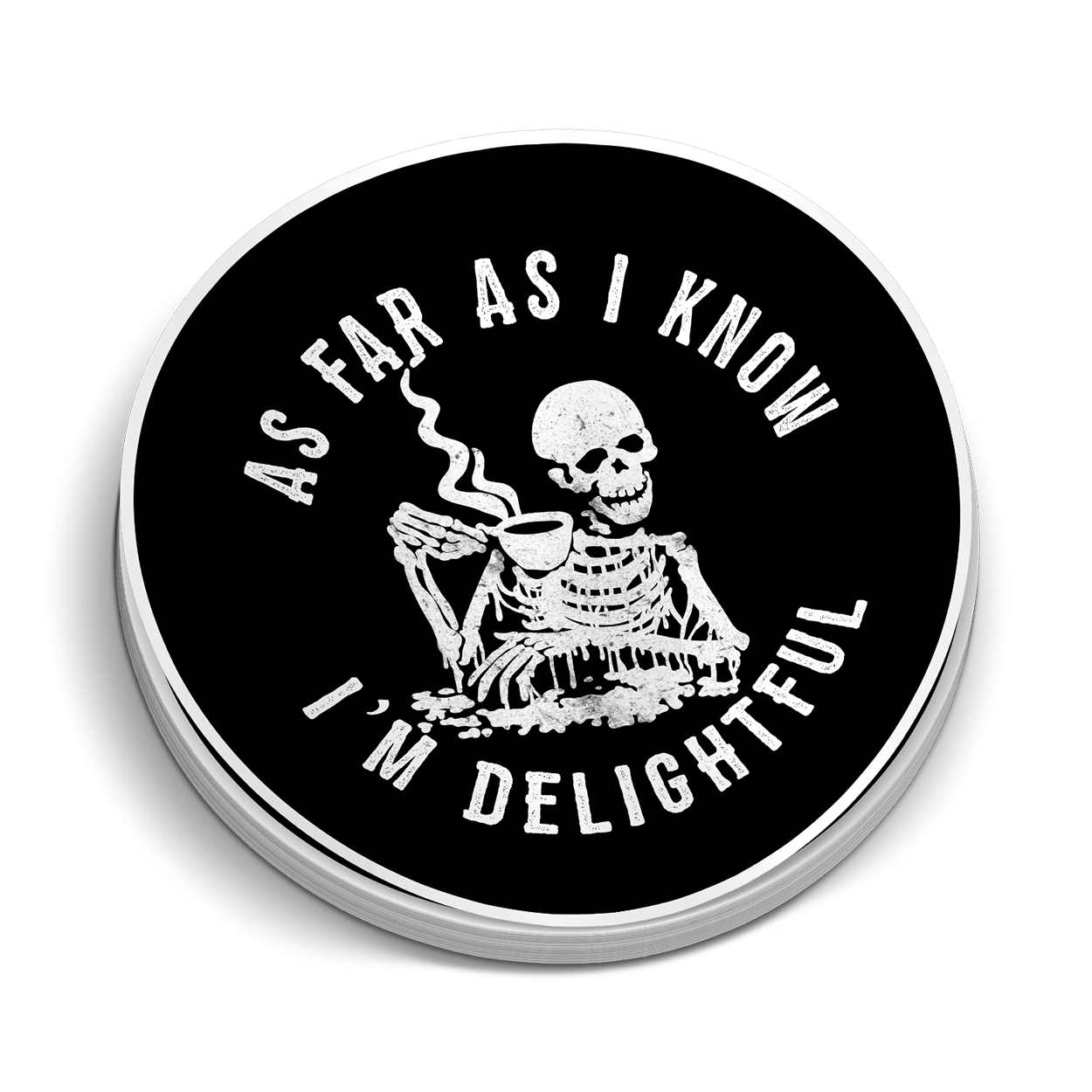 I'm Delightful Hard Hat Decal - Armed American Supply