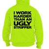Work harder - hi vis hoodie