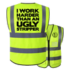 Work harder - class 2 reflective hi-vis vest