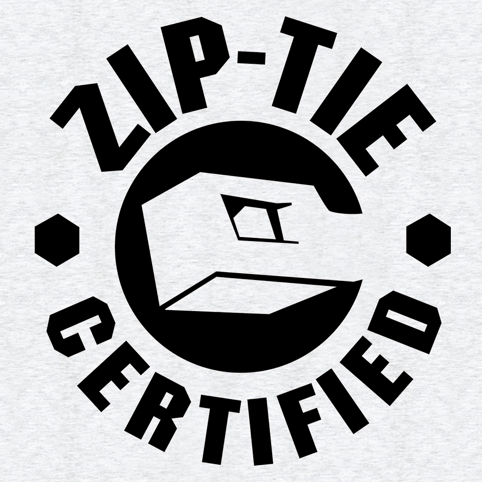 Zip Tie - Safety Yellow T-Shirt - Armed American Supply