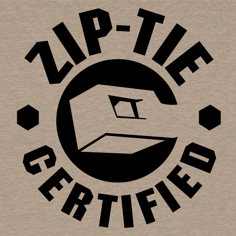 Zip Tie - Safety Yellow T-Shirt - Armed American Supply