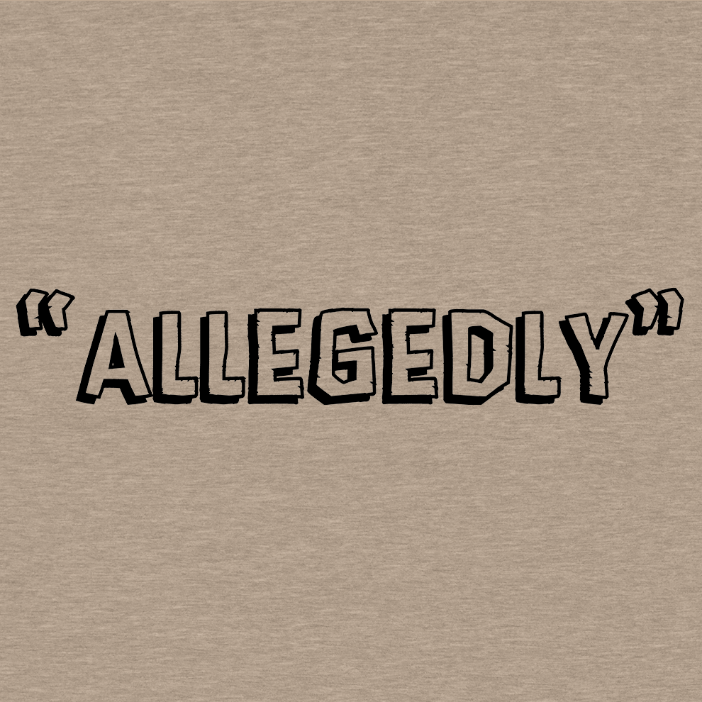 Allegedly - Safety Yellow T-Shirt - Armed American Supply