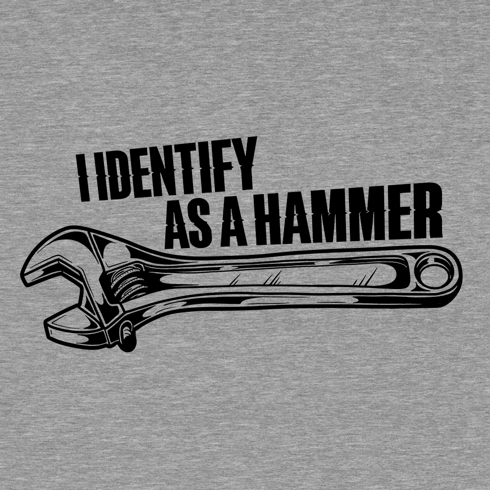 Identify As A Hammer - Long Sleeve Safety Yellow Hi-Vis