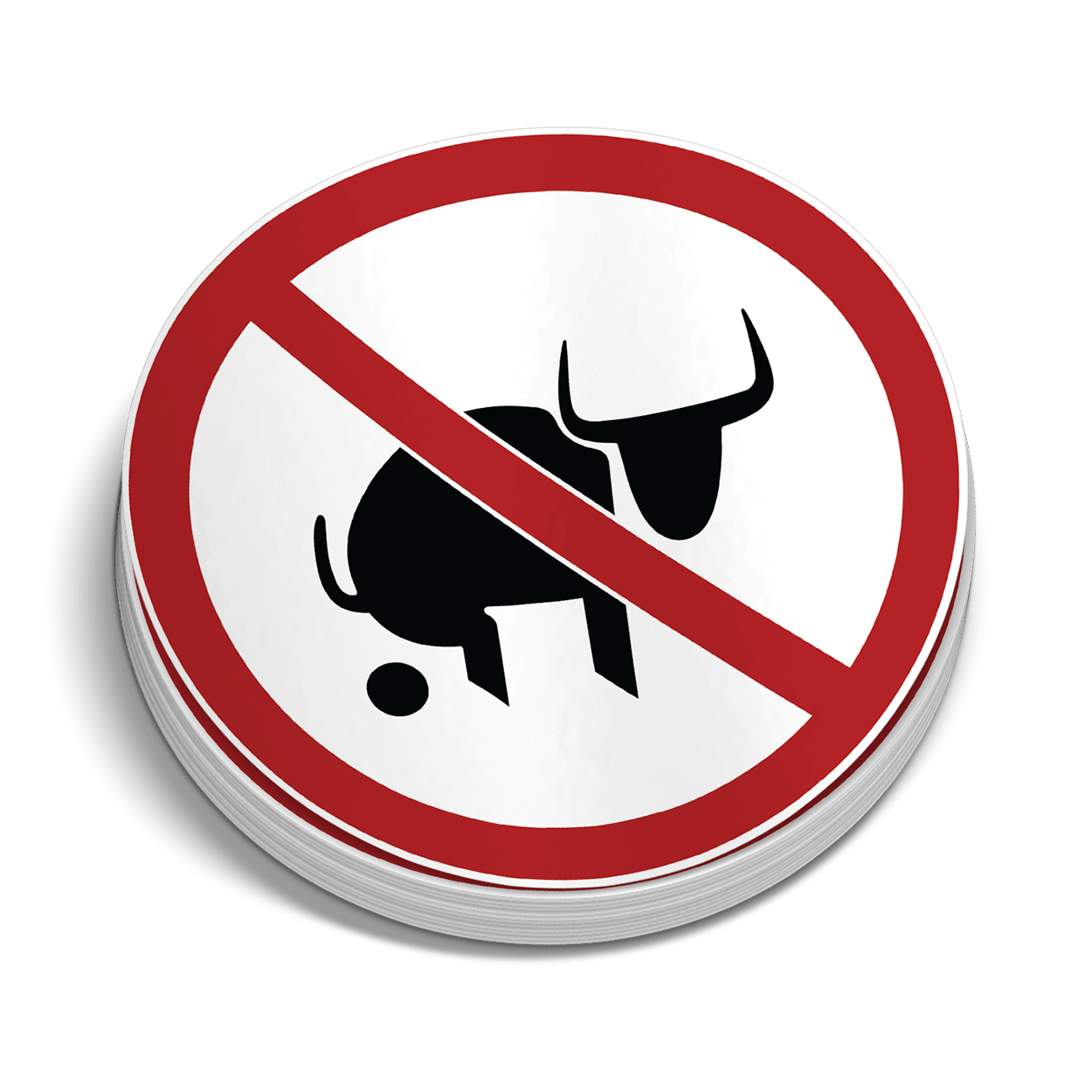 No Bull Hard Hat Decal - Armed American Supply