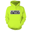 No cerveza - safety yellow hi vis hoodie