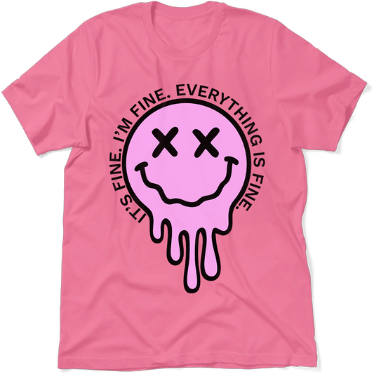 Its Fine, Everything is Fine - Ladies T-Shirt - Armed American Supply