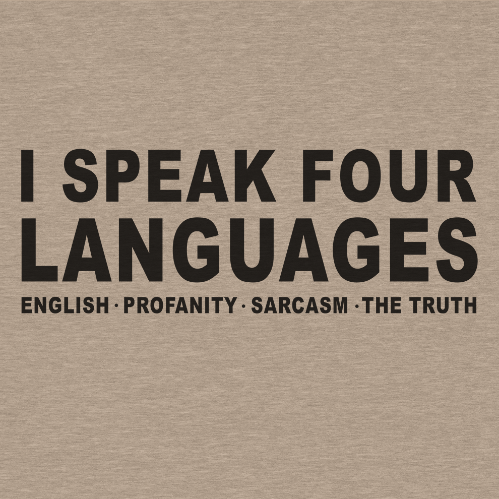 Four Languages - Safety Yellow Hi-Vis T-Shirt