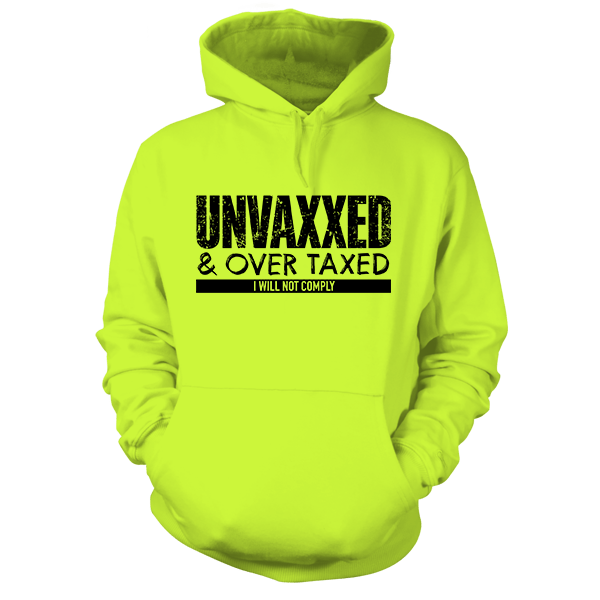 Over Taxxed - Safety Yellow Hi Vis Hoodie - Armed American Supply