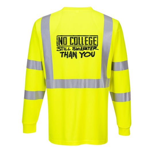 No College Still Smarter - Reflective Long Sleeve - Armed American Supply