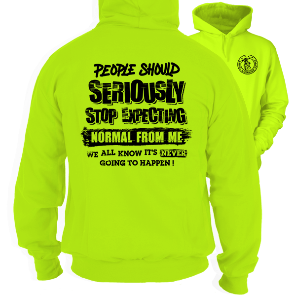 Should Stop Expecting - Safety Yellow Hoodie - Armed American Supply